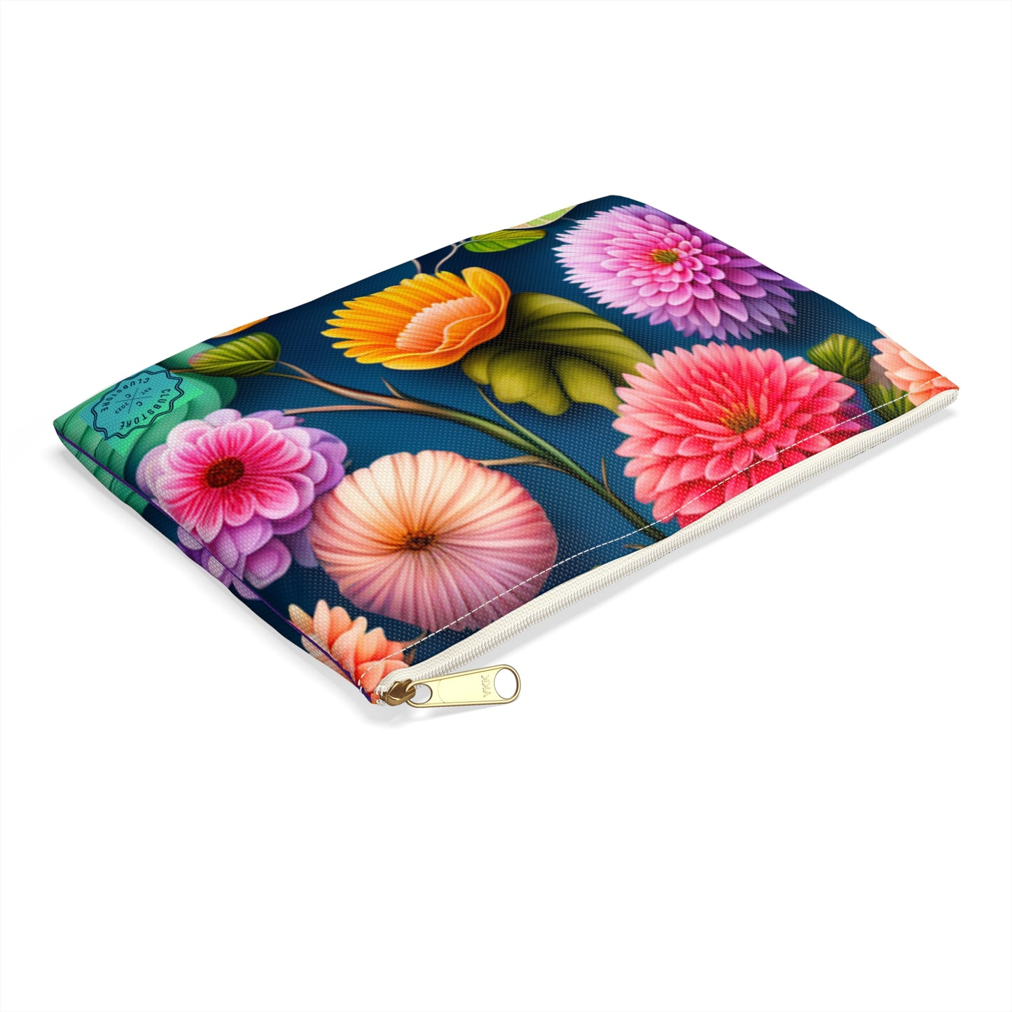 Kulturtasche mit  Blumenmuster