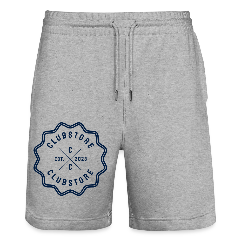 Unisex Joggingshorts - Grau meliert
