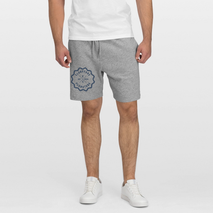 Unisex Joggingshorts - Grau meliert