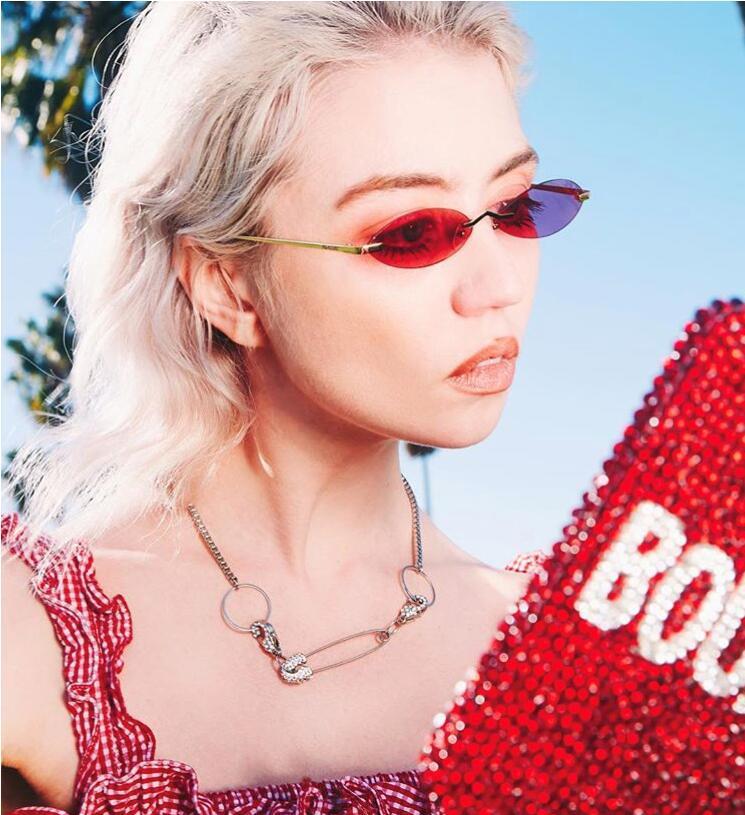 Sonnenbrille Rahmenlos