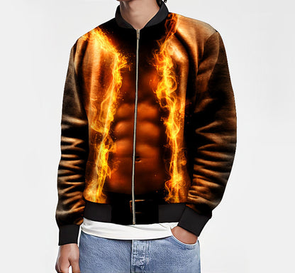 Fleece  Windbreaker  in verschiedenen Mustern